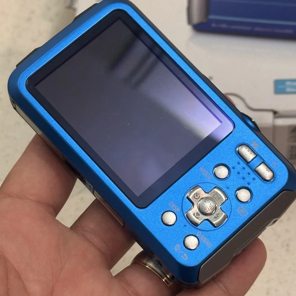 Panasonic LUMIX Dmc-TS30 Waterproof Digicam Blue Digital Camera USED - CIB